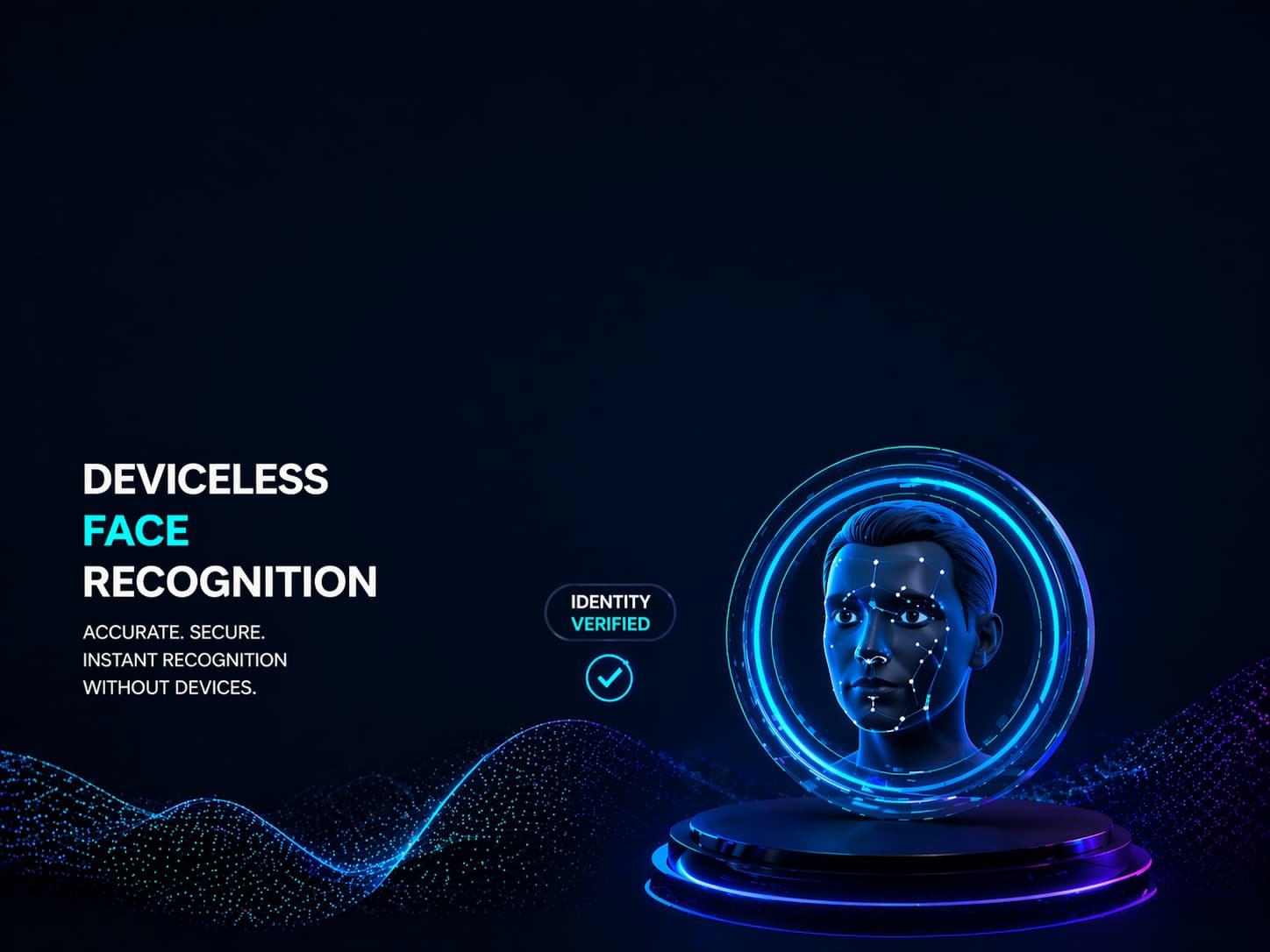 Deviceless biometric face recognition technology