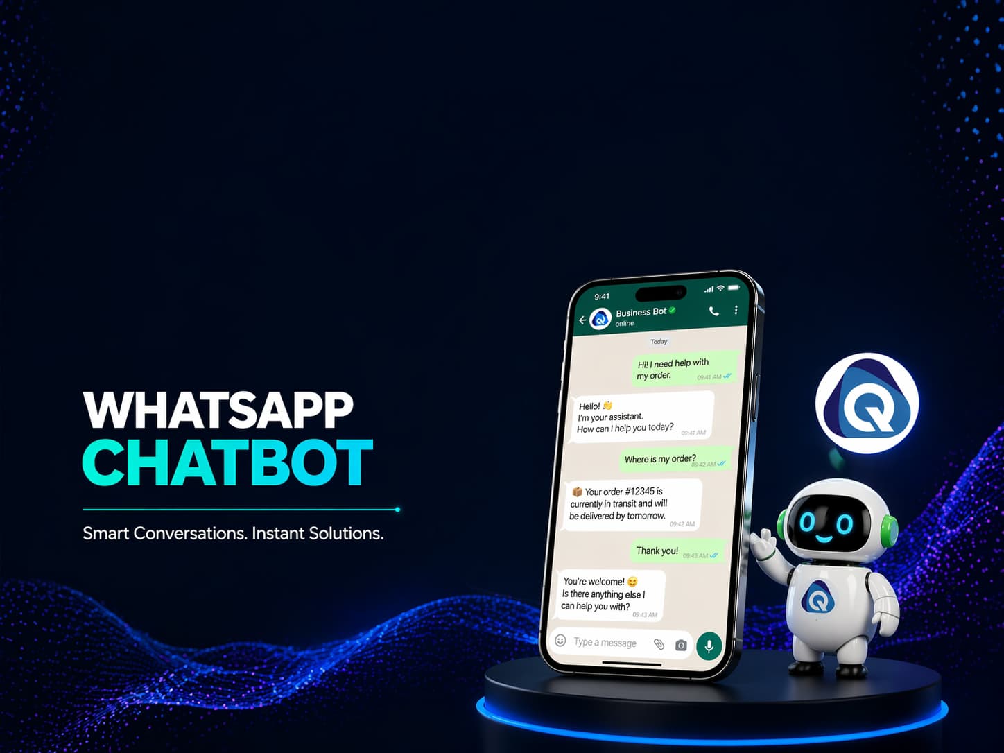 WhatsApp chatbot for automated institutional communication