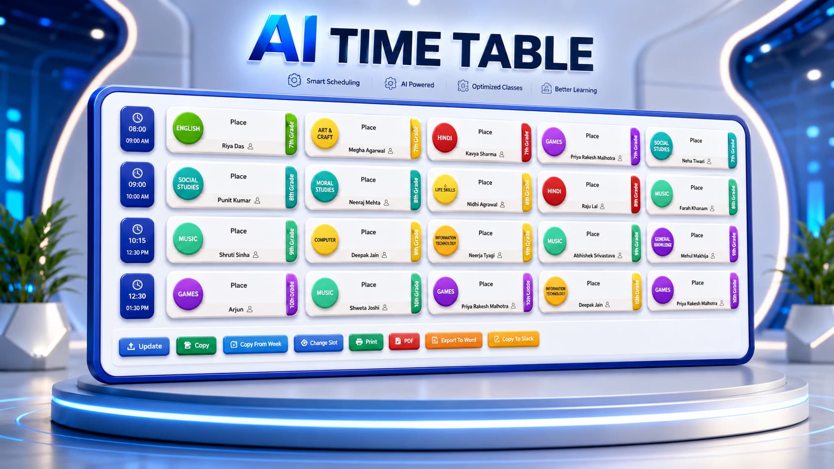 AI timetable automation for conflict-free school scheduling and substitutions
