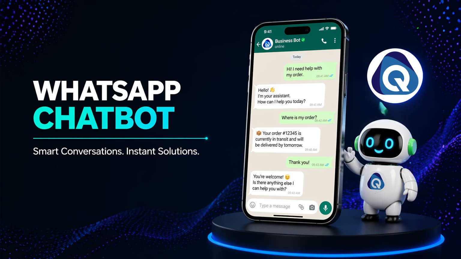 AI WhatsApp chatbot for school communication, support and automated engagement