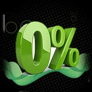 0% interest promotional offer badge