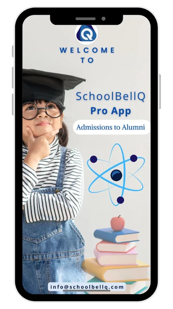 SchoolBellQ mobile application screen 1