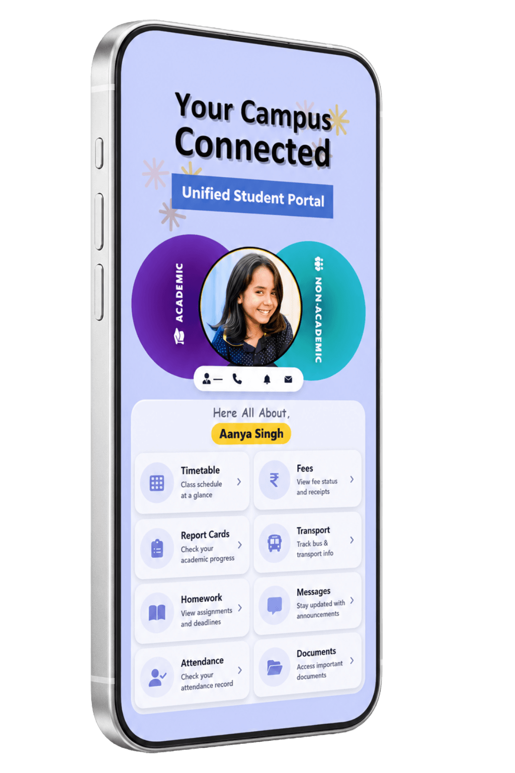 School App screen 1