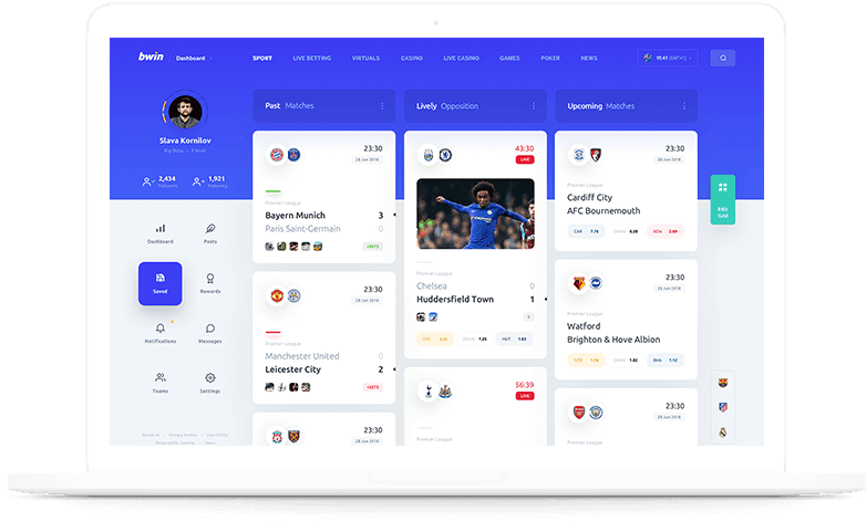 Laptop mockup showing a web dashboard interface